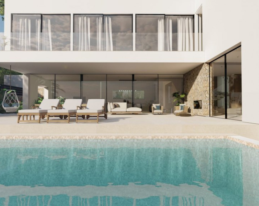NEW BUILD VILLA WITH A VIEW OVER THE BAY OF PALMA